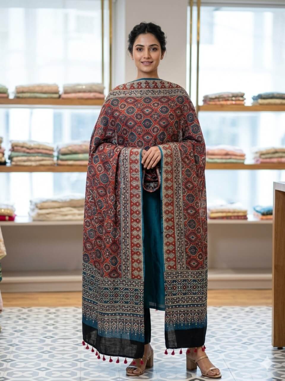Modal Dupatta - Blue