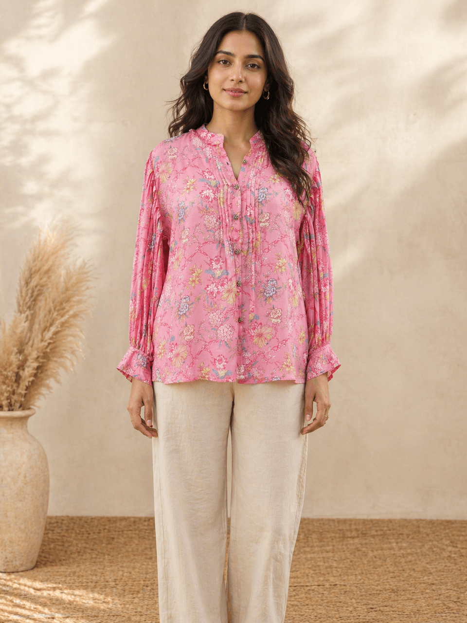 Muslin Top - Pink