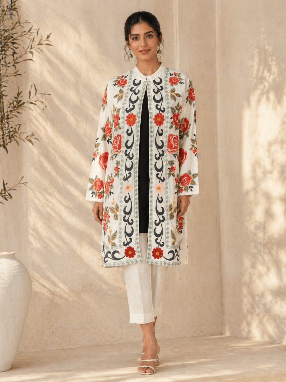 White Boho Jacket