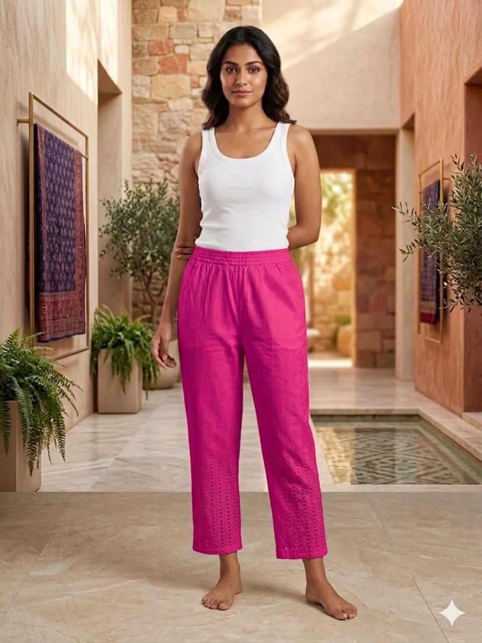 Lippi Pants - Hot Pink