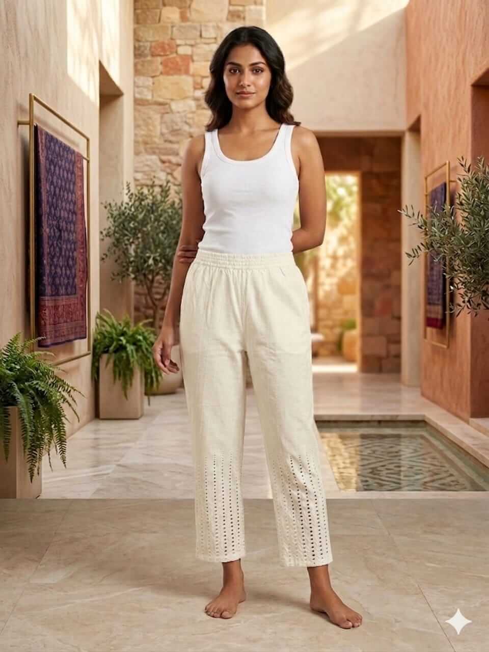 Lippi Pants - Cream