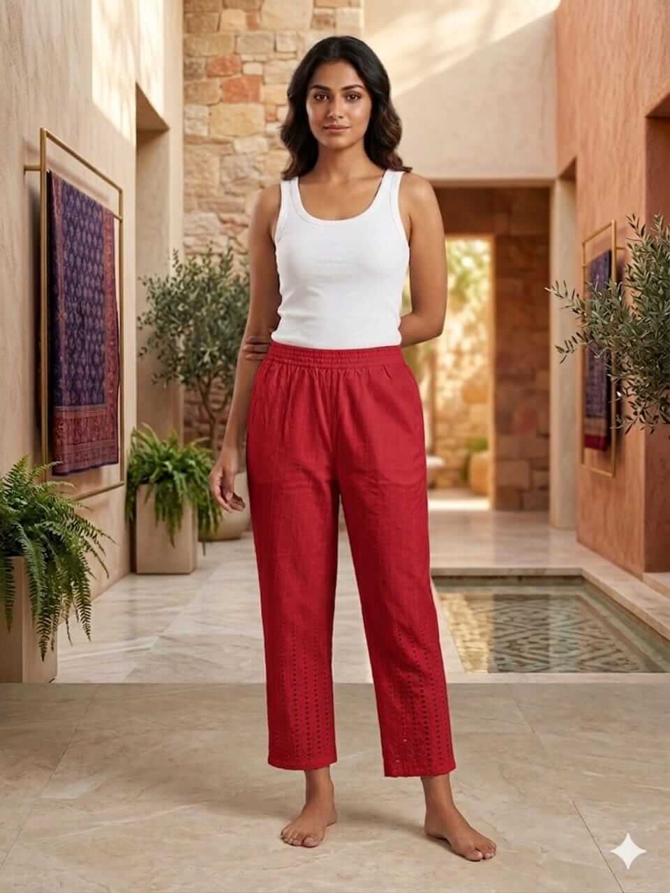 Lippi Pants - Red