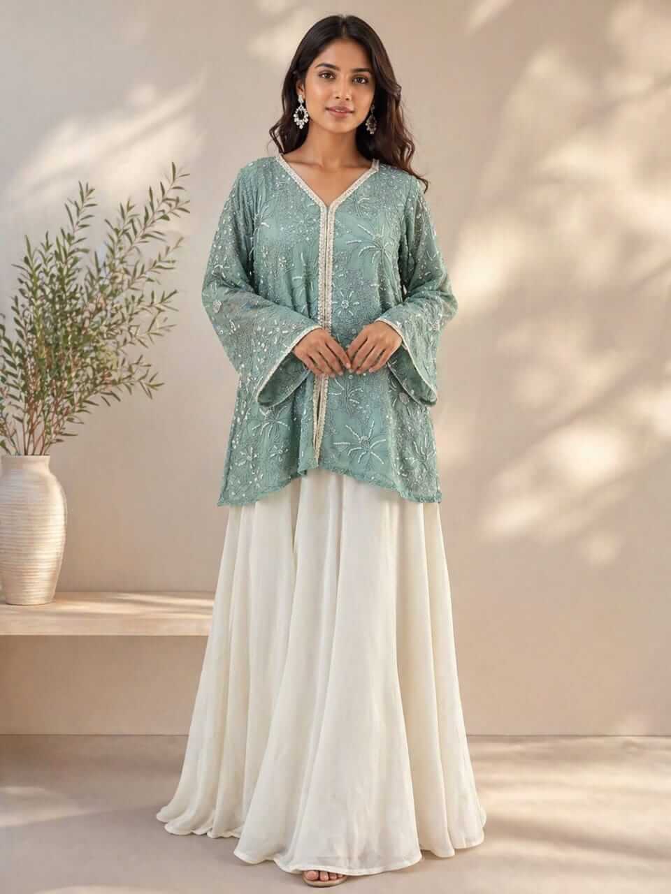 Green & White Set