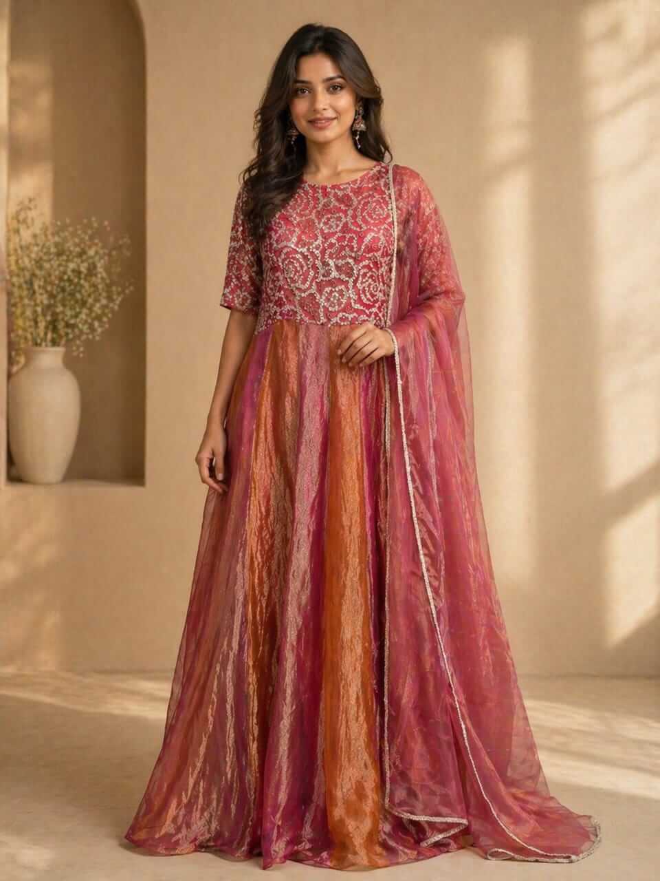 Ombre Gown - Pink