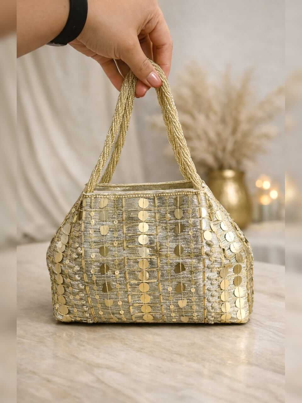Golden Sequence Mini Tote