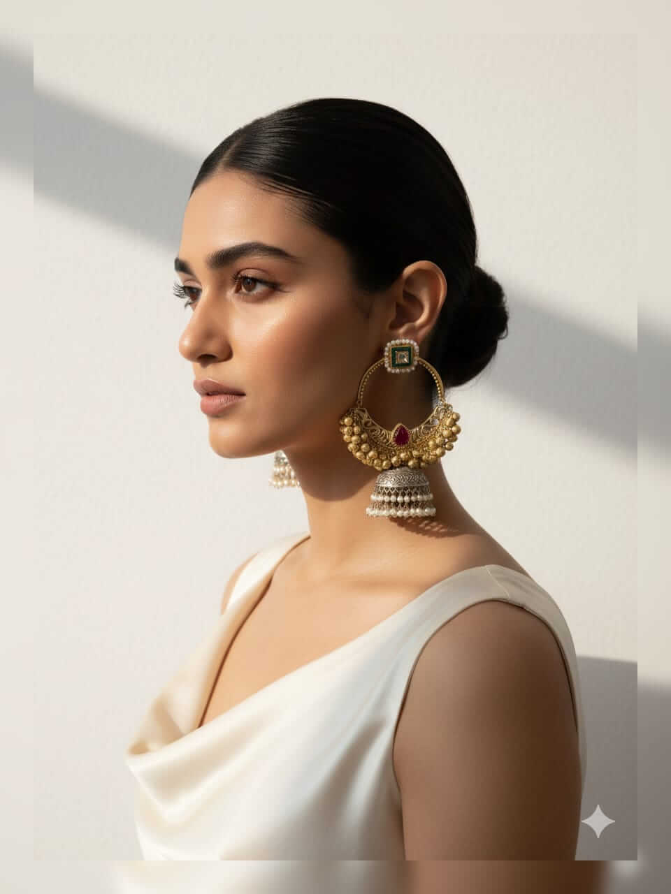 Dual Tone Earring