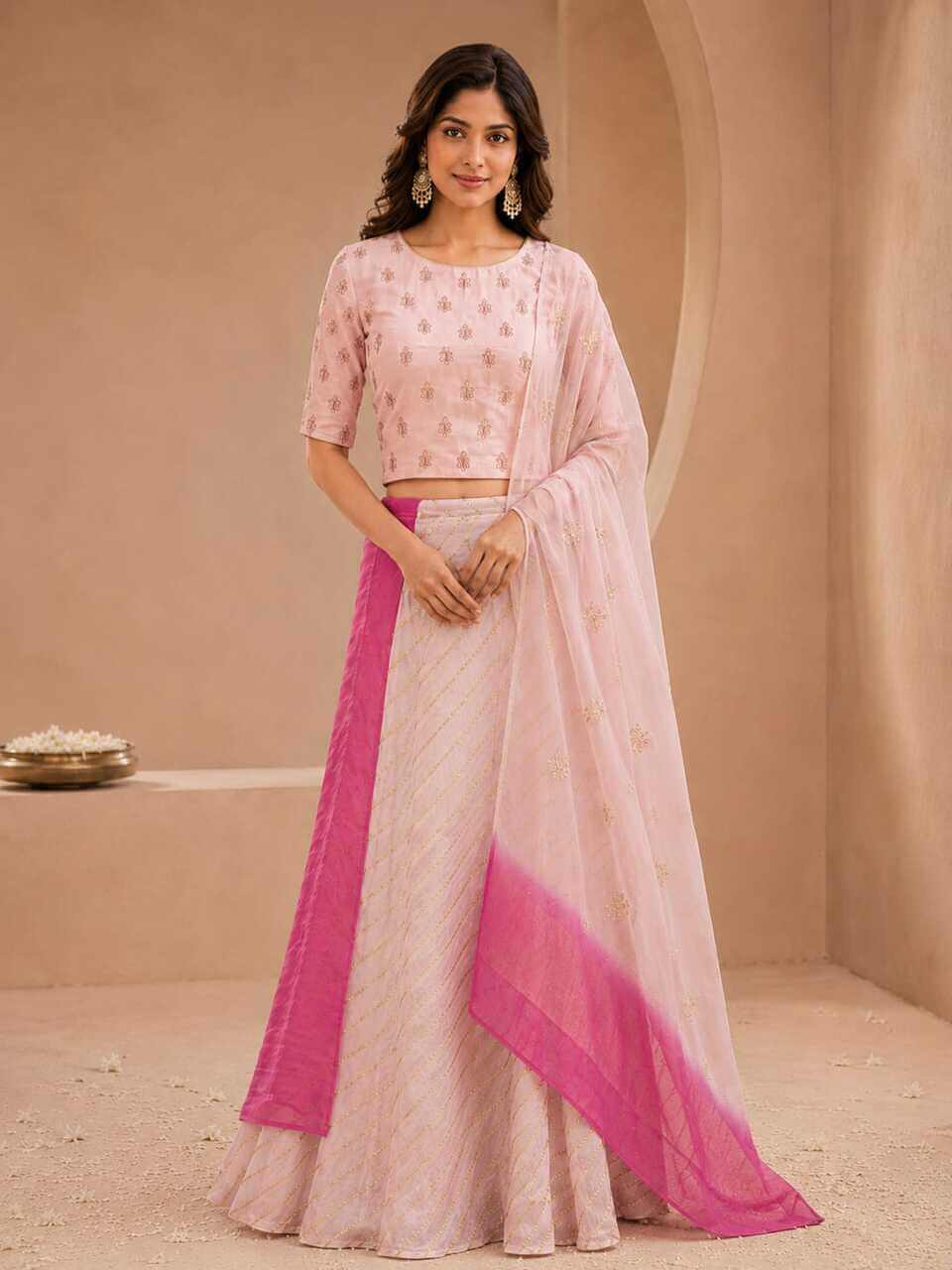 Rose Glow Lehenga