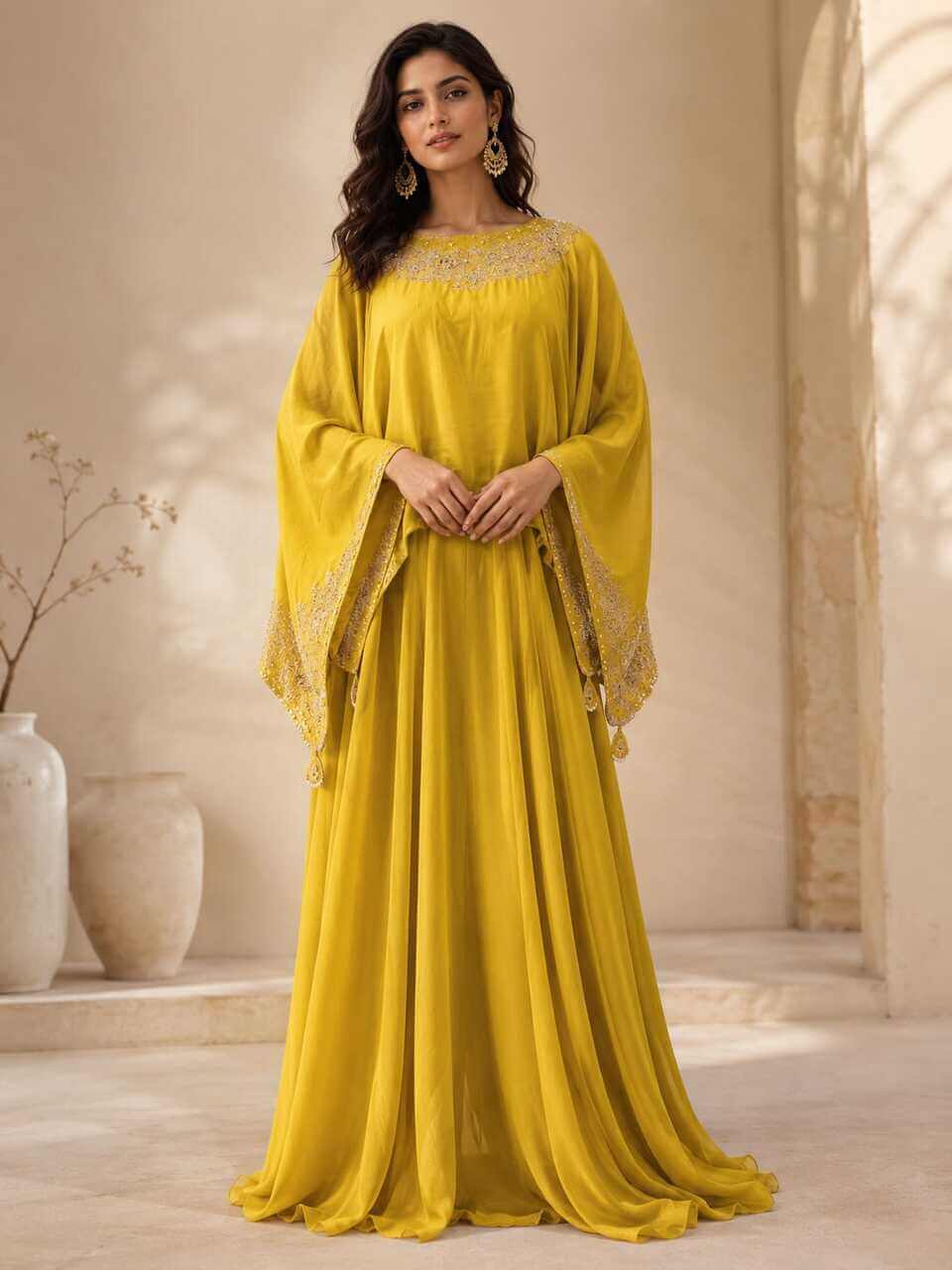 Mustard Cape Set