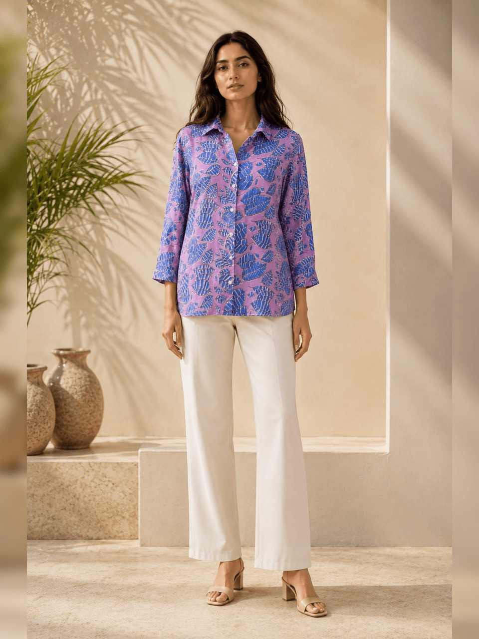 Lavender Leaf Shirt