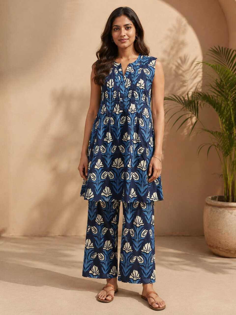 Indigo Tulip Co-ord